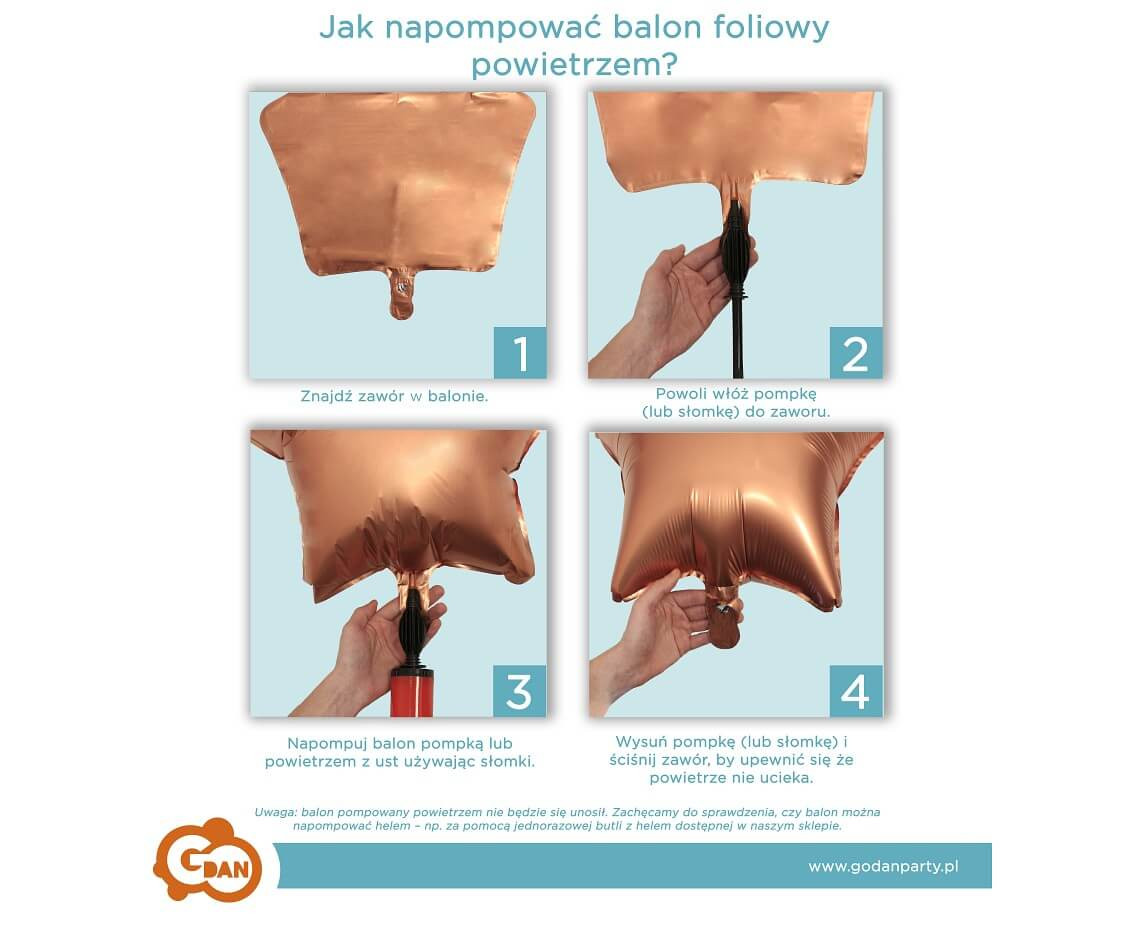 Balon foliowy Gwiazda czerwona 19" HS-G19CW GoDan